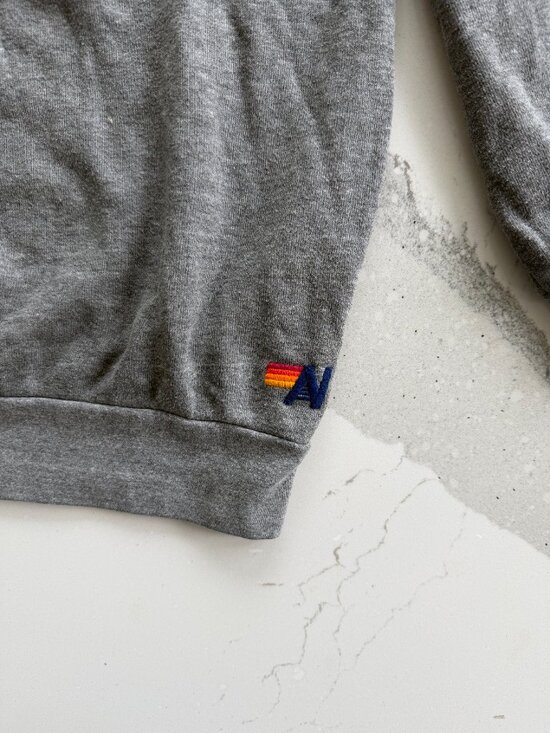 Aviator Nation Men's Gray Crewneck Sweatshirt Size XL - Picture 2 of 2